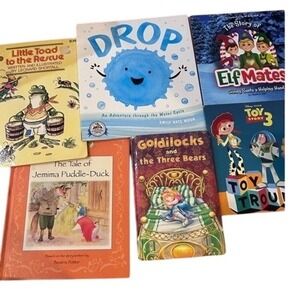 Childrens Story Books Lot‎ Toy Story Elf Mates - 15 items!
